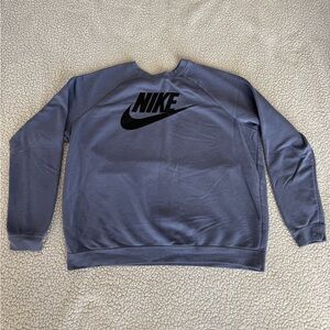 Nike blue/purple crewneck sweatshirt